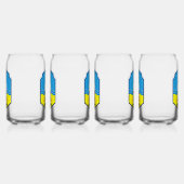 Essentiële zomer strand  blikvorm glas (Links)