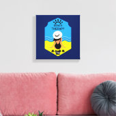Essentiële zomerstrand  canvas afdruk (Insitu (Woonkamer))