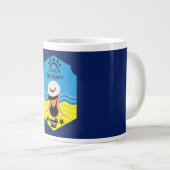 Essentiële zomerstrand grote koffiekop (Voorkant rechts)