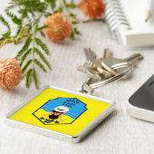 Essentiële zomerstrand  sleutelhanger (Zijkant)