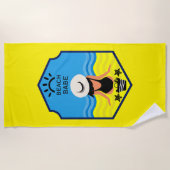 Essentiële zomerstrand  strandlaken (Voorkant)