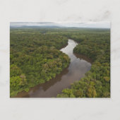 Essequibo River, de langste rivier in Guyana, en 5 Briefkaart (Voorkant)