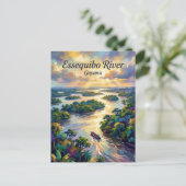 Essequibo rivier Guyana Briefkaart (Staand voorkant)