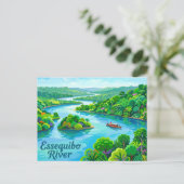 Essequibo rivier Guyana Briefkaart (Staand voorkant)