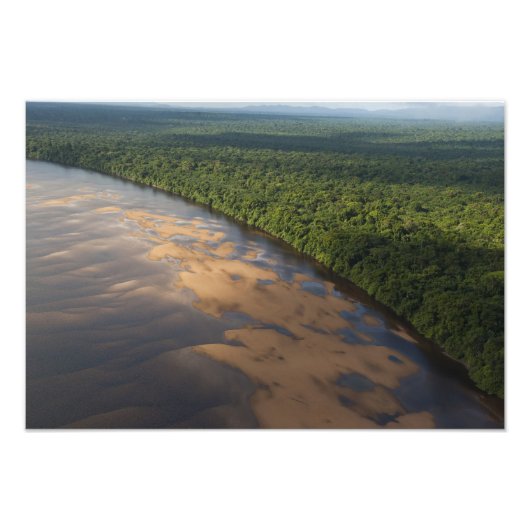 Essequibo-rivier, langste rivier in Guyana, en 2 Foto Afdruk (Voorkant)