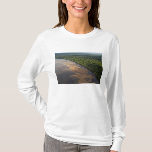 Essequibo-rivier, langste rivier in Guyana, en 3 T-shirt (Voorkant)