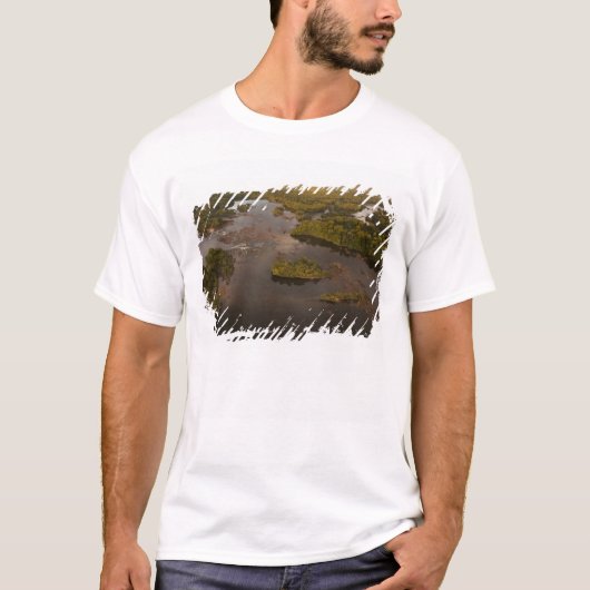Essequibo-rivier, langste rivier in Guyana, en 4 T-shirt (Voorkant)