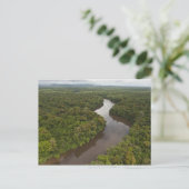 Essequibo-rivier, langste rivier in Guyana, en 5 Briefkaart (Staand voorkant)