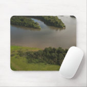 Essequibo-rivier, langste rivier in Guyana, en Muismat (Met muis)