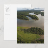 Essequibo-rivier, langste rivier van Guyana, en Briefkaart (Voorkant / Achterkant)