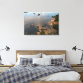 Essequibo-rivier, langste rivier van Guyana, en Canvas Afdruk (Insitu (Slaapkamer))