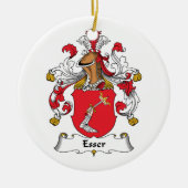Esser Family Crest Keramisch Ornament (Voorkant)