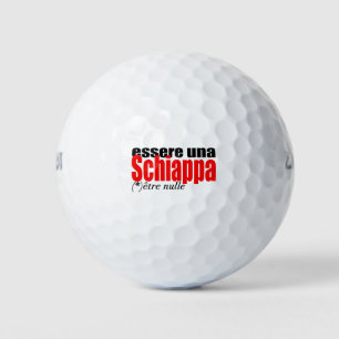 Essere una Schiappa être nulle en français Golf B Golfballen