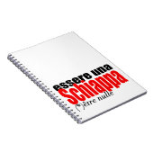 Essere una Schiappa être nulle en français NoteB Notitieboek (Rechterzijde)