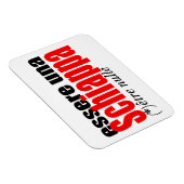 Essere una Schiappa être nulle en français PMagnet Magneet (Rechterzijde)