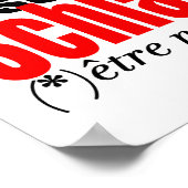 Essere una Schiappa être nulle en français Poster (Hoek)