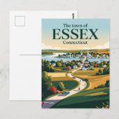 Essex Connecticut Briefkaart (Voorkant / Achterkant)