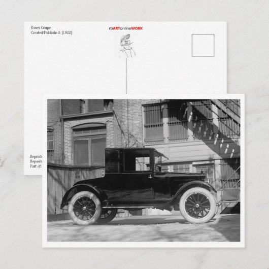 Essex Coupe Briefkaart (Voorkant / Achterkant)