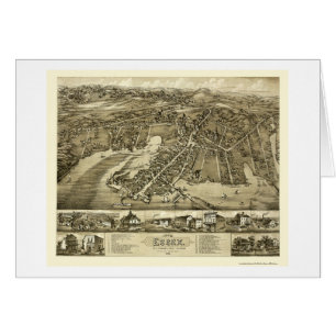 Essex, CT Panoramic Map - 1881