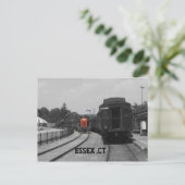 Essex ct station briefkaart (Staand voorkant)