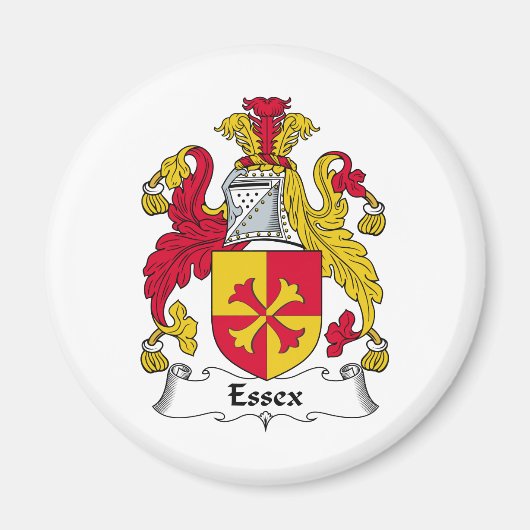 Essex Family Crest Magneet (Voorkant)