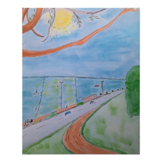 Essex Klif Zeelandschap Perfect Poster