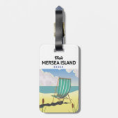 Essex-reisposter Mersia Island Bagagelabel (Achterkant verticaal)