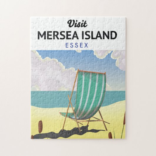 Essex-reisposter Mersia Island Legpuzzel (Verticaal)