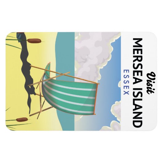Essex-reisposter Mersia Island Magneet (Horizontaal)