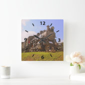Essex Steam Train Wall Clock Vierkante Klok (Huis)