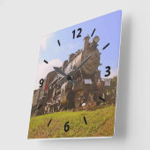 Essex Steam Train Wall Clock Vierkante Klok (Hoek)
