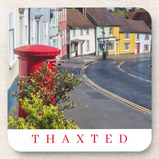 Essex Thaxted panoramisch uitzicht onderzetters (Voorkant)