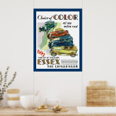 Essex The Challenger Automobile Poster (Keuken)