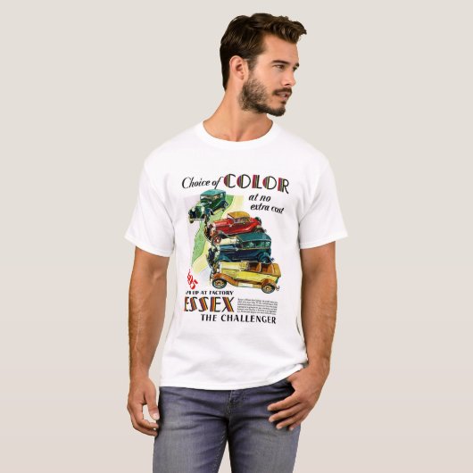Essex The Challenger Automobile T-shirt (Voorkant volledig)
