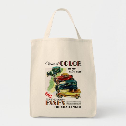 Essex The Challenger Automobile Tote Bag (Voorkant)