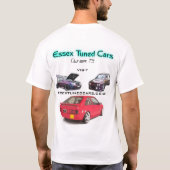 Essex Tuned Cars P edition T-shirt (Achterkant)