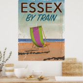 Essex, UK Oude Reisposter Poster (Keuken)