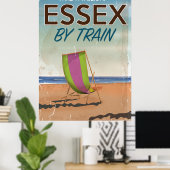 Essex, UK Oude Reisposter Poster (Thuiskantoor)
