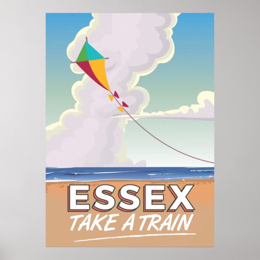Essex, UK Vintage Reisposter Poster (Voorkant)