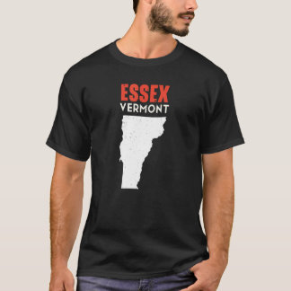 Essex Vermont Verenigde Staten State America Trave T-shirt