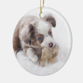 essie rode mergel keramisch ornament (Links)