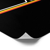 Esskay Design Black Snowshoe Poster (Hoek)