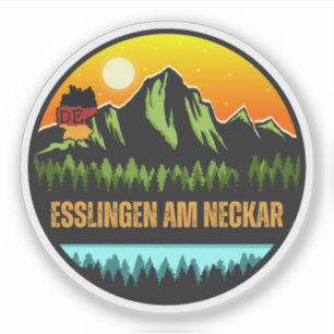 Esslingen am Neckar, Baden-Württemberg Duitsland Sticker