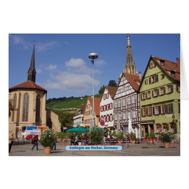 Esslingen am Neckar, Duitsland (Voorkant Horizontaal)