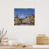 Esslingen am Neckar, Duitsland Poster (Keuken)