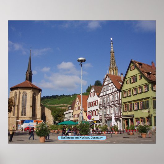 Esslingen am Neckar, Duitsland Poster (Voorkant)