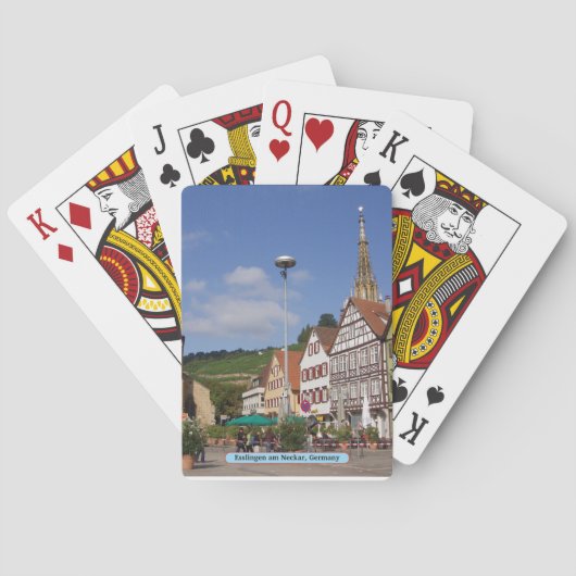 Esslingen am Neckar, Duitsland Speelkaarten (Achterkant)
