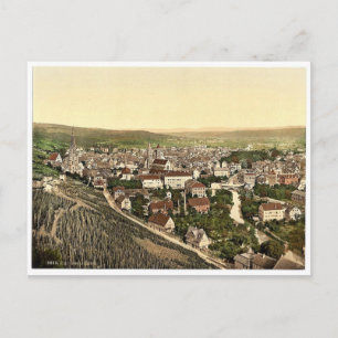 Esslingen, gezien vanuit Dreikaiserfallsen, Black  Briefkaart