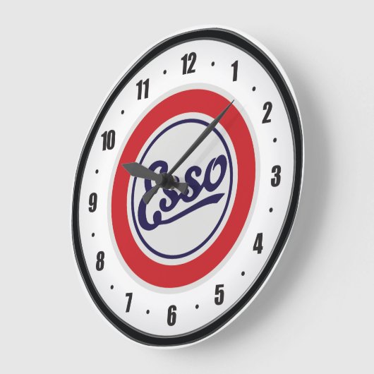 Esso Gas wandklok (Hoek)