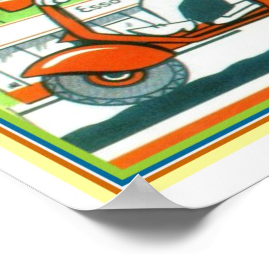 Esso Gasoline Advertisement 12 x 16 Poster (Hoek)